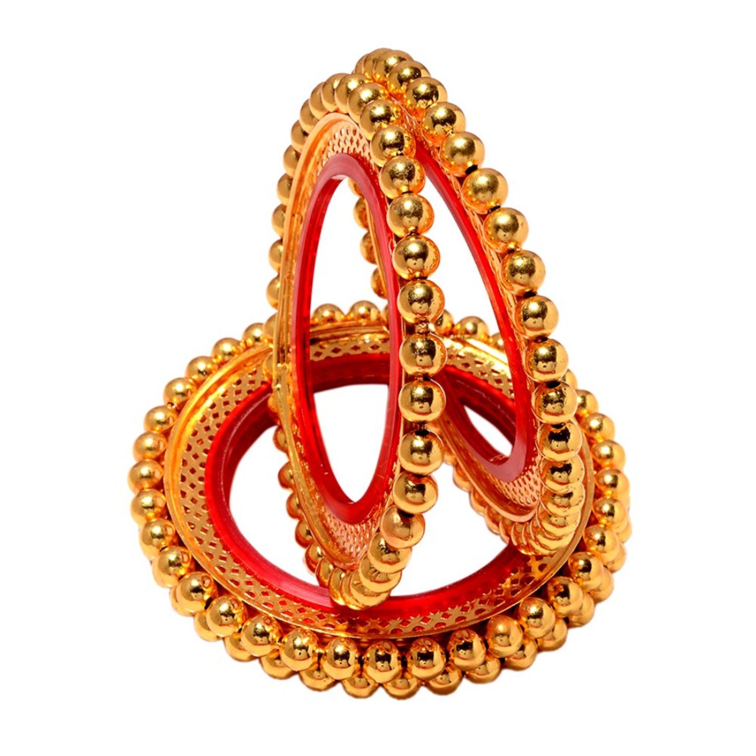 Jewar mandi Bangles 2.6 Gold Plated Look gokhru one gram Gold Plated Handmade Real Bangles for Women Girls (B00Z72P7DG) Amazon Price History, Amazon Price Tracker