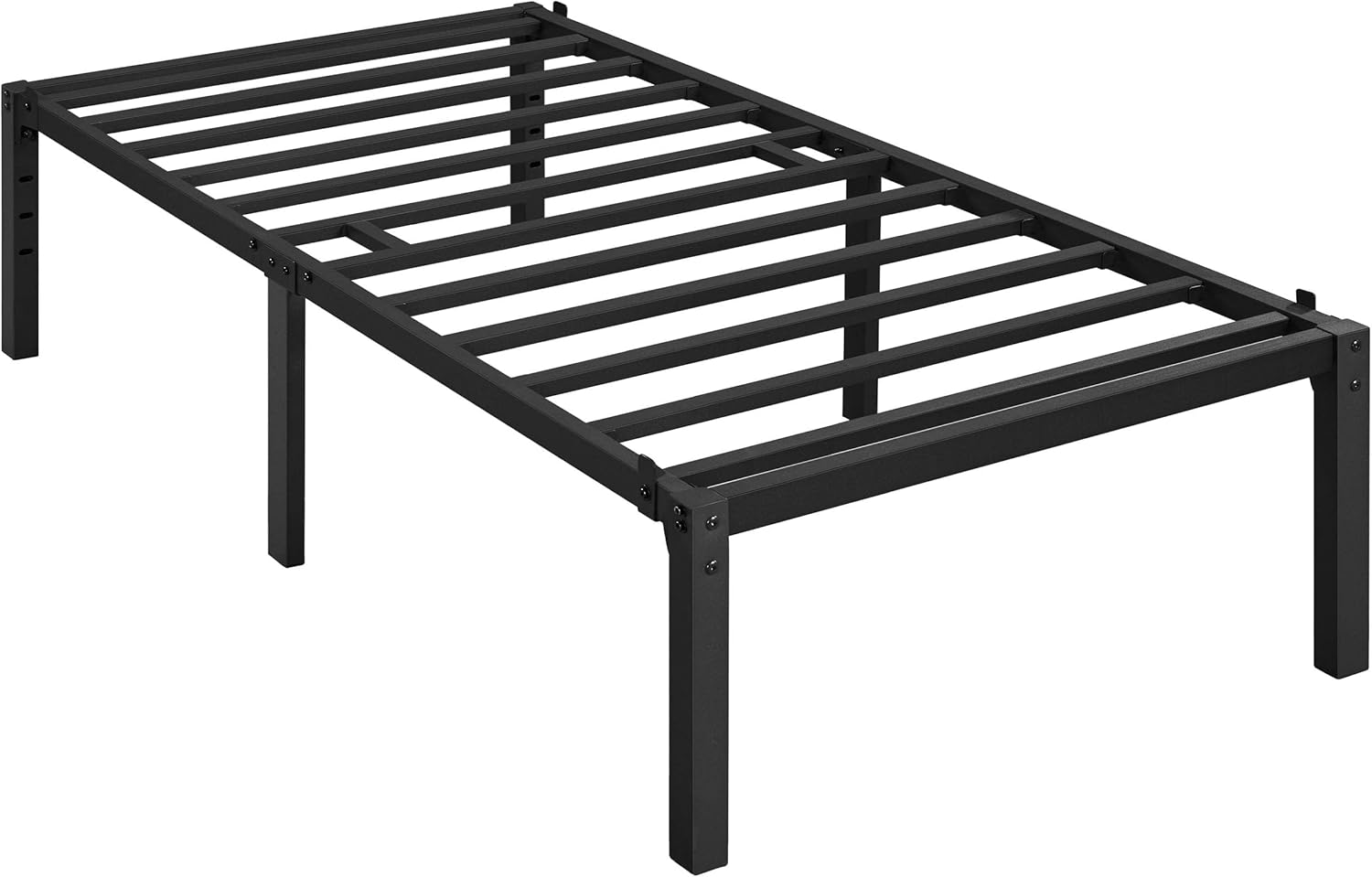 Yaheetech 42cm Single Bed Frame Metal Solid 3ft Single Platform Bed ...