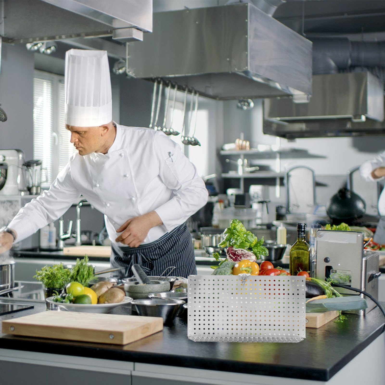 Divisore per Cuocipasta Commerciale in Acciaio Inox | Design di Cottura Separata, Scomparti con Sezione Divisoria, Uso in Cucina Professionale