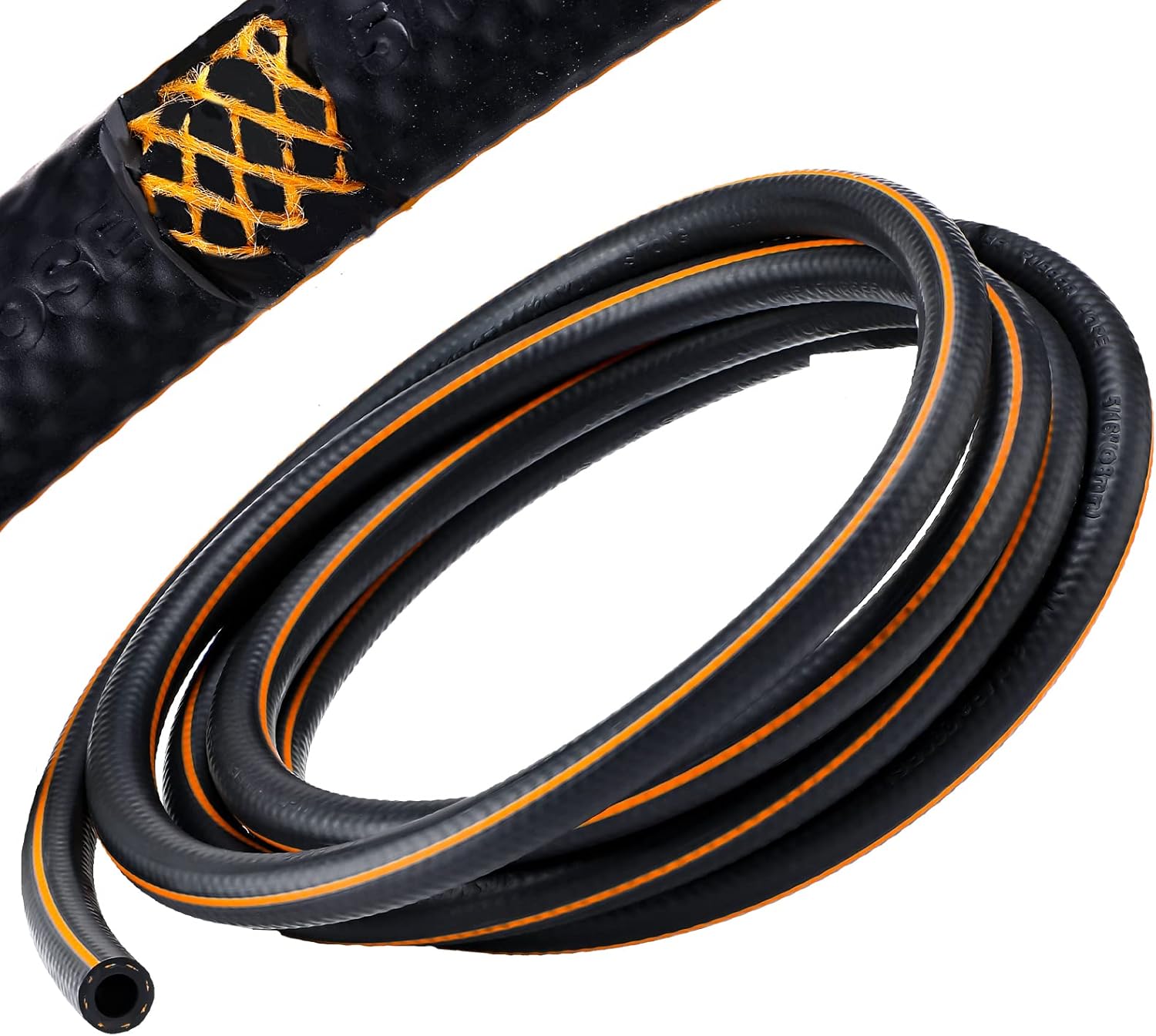 NBR Fuel Hose Line 290 Psi 10 ft Length Fuel Hose Boat Fuel Line for