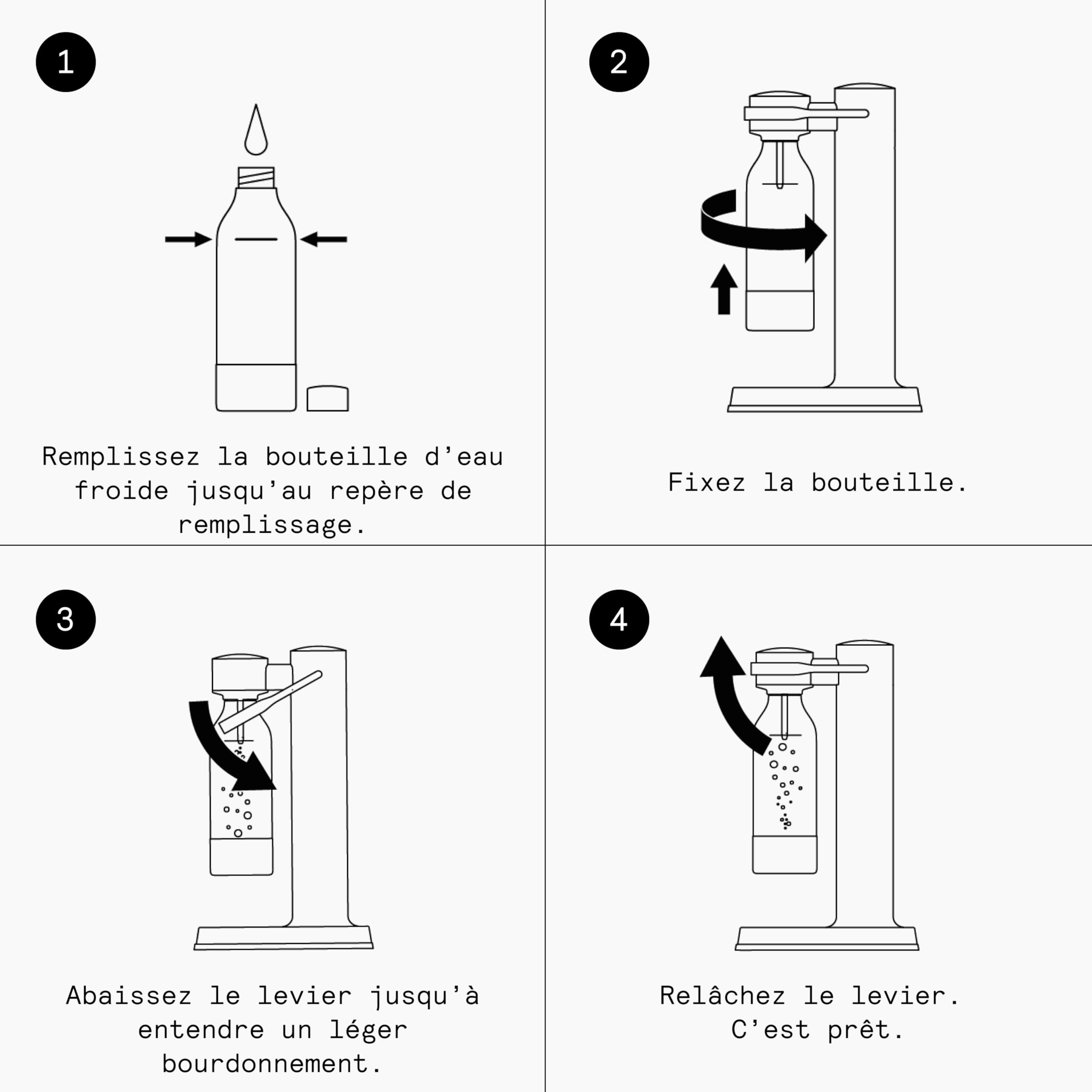 Aarke Carbonator 3, Machine à Soda avec Bouteille d'eau, Finition Blanc mat