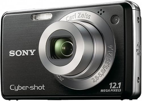 Miniatura 4 de Sony Cybershot DSC-W220 Cámara digital de 12.1MP con zoom óptico 4x con estabilización de imagen de disparo súper constante (negro)