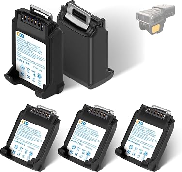 5Pack RS5100 Battery Replacement BT-000397 for Zebra RS6100 RS51 Scanner