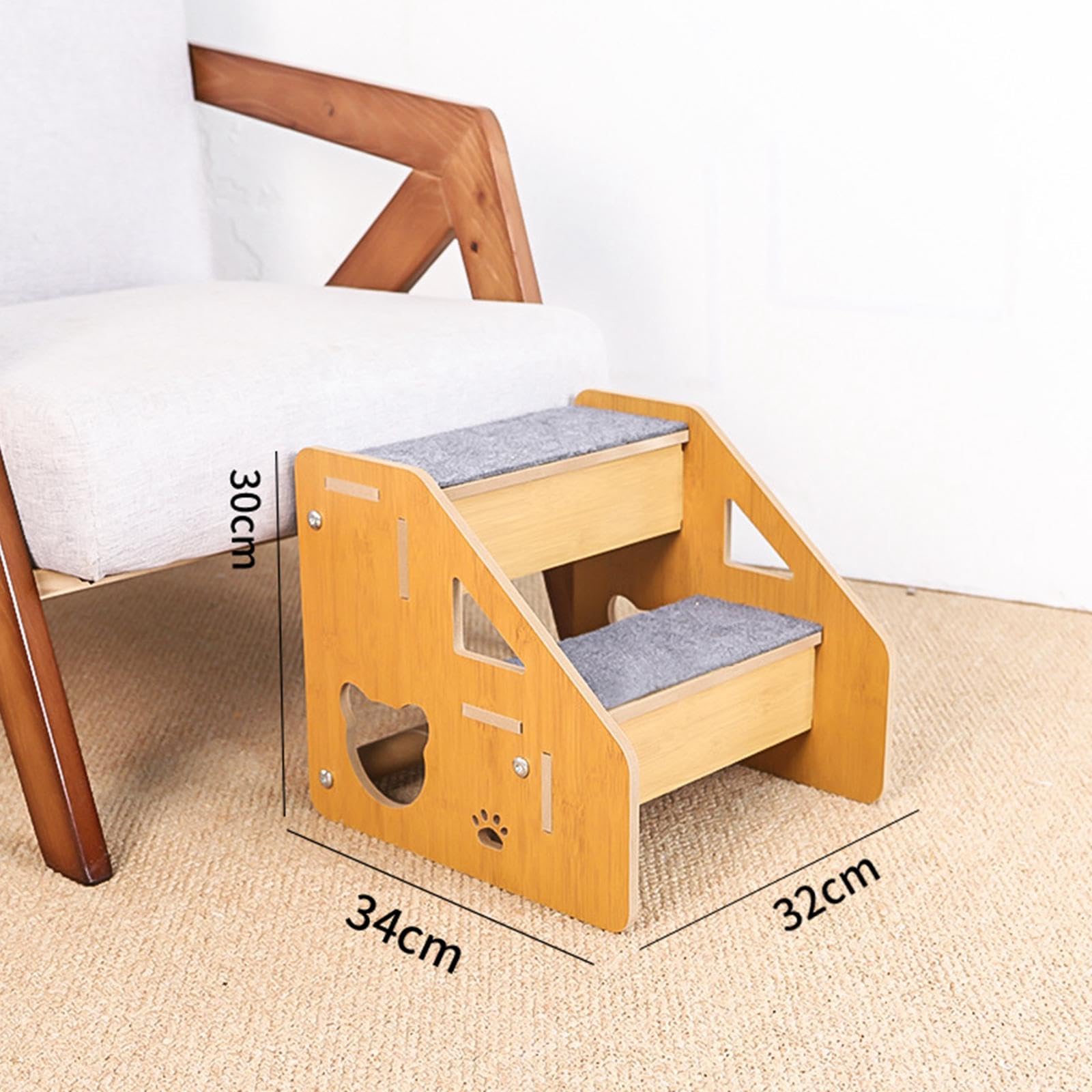 per Animali Cani Gatti per Cani Cuscino Antiscivolo Materiale Leggero per Animali Domestici Adatta per Salotto Camera Da Letto, 2 Livelli