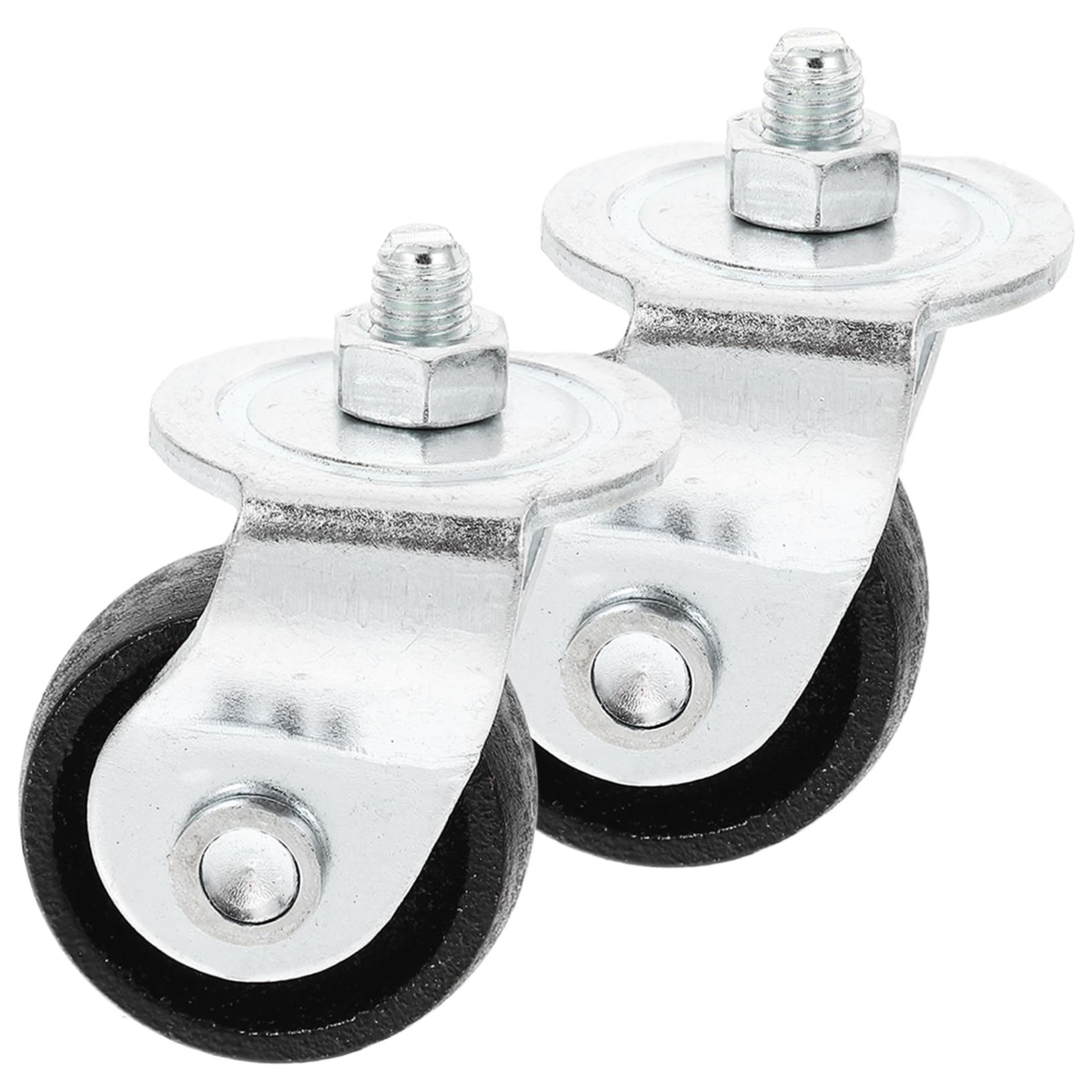 6pezzi Ruote Girevoli Per Carrelli Accessori Per Jack Orizzontali Da Tonnellate Facile Installazione e Stabilità Per Utilizzo Professionale