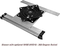 Vista 2 de Wise 8WD70 Sure Mount Kit de soporte de asiento, 15", plateado
