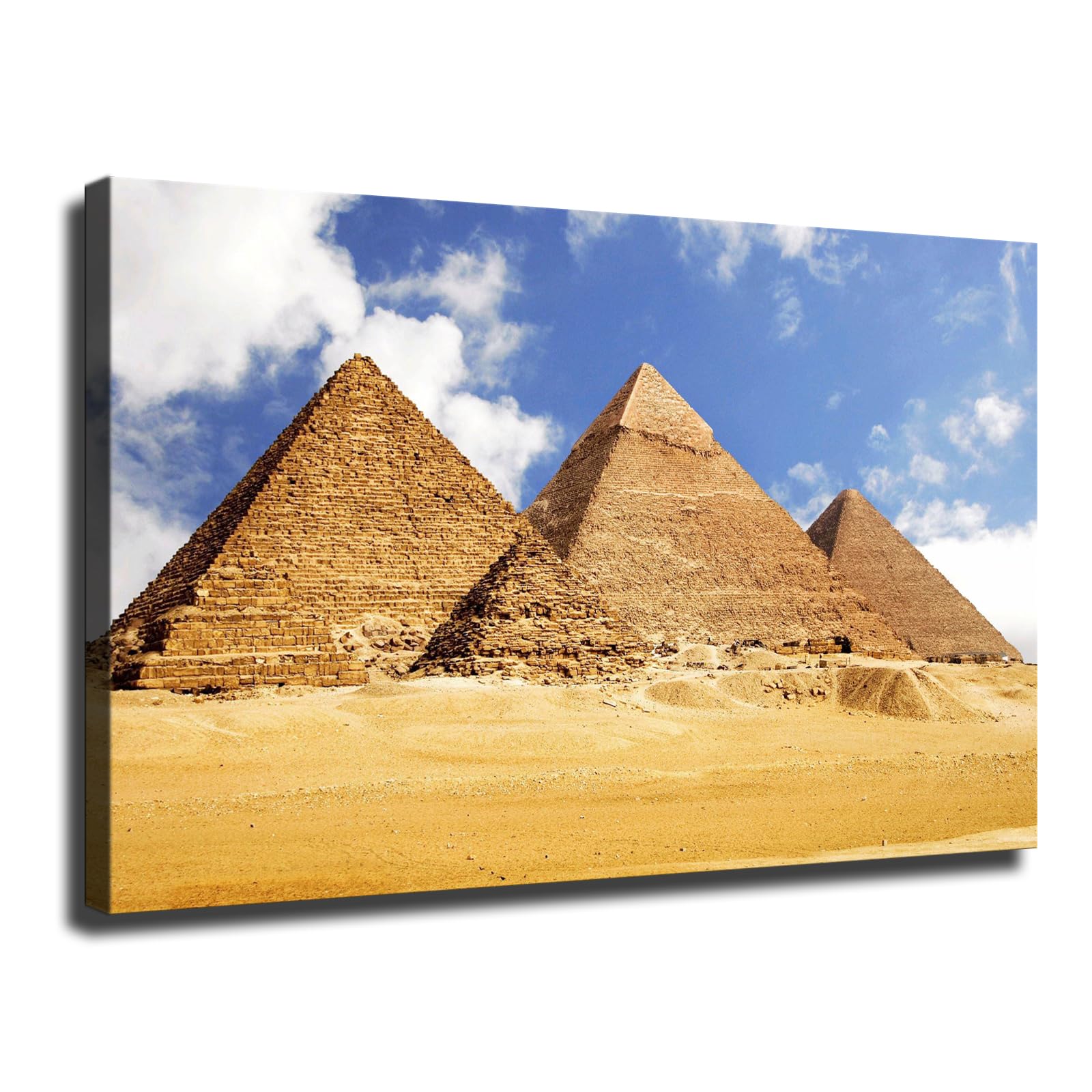 Pyramid of Khufu, Egypt Poster Office Canvas Classroom Wall Art Modern Living Room Bedroom Art Decoration (Unframed,08×12inch)