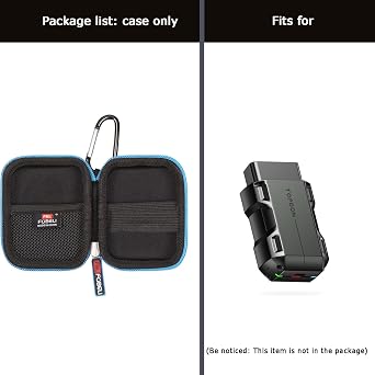 FBLFOBELI Hard Case Replacement for TOPDON TopScan/Carpal OBD2 Scanner Bluetooth, Bi-Directional Scanner Wireless All System Diagnostic Tool, Code Reader Storage Holder