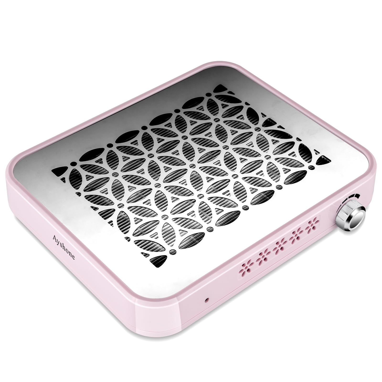 Nail Dust Collector with 2 Reusable Filters,Powerful Nail Dust Collector for Beginner,Dust Suction Machine Manicure Pedicure Tool for Acrylic Nail