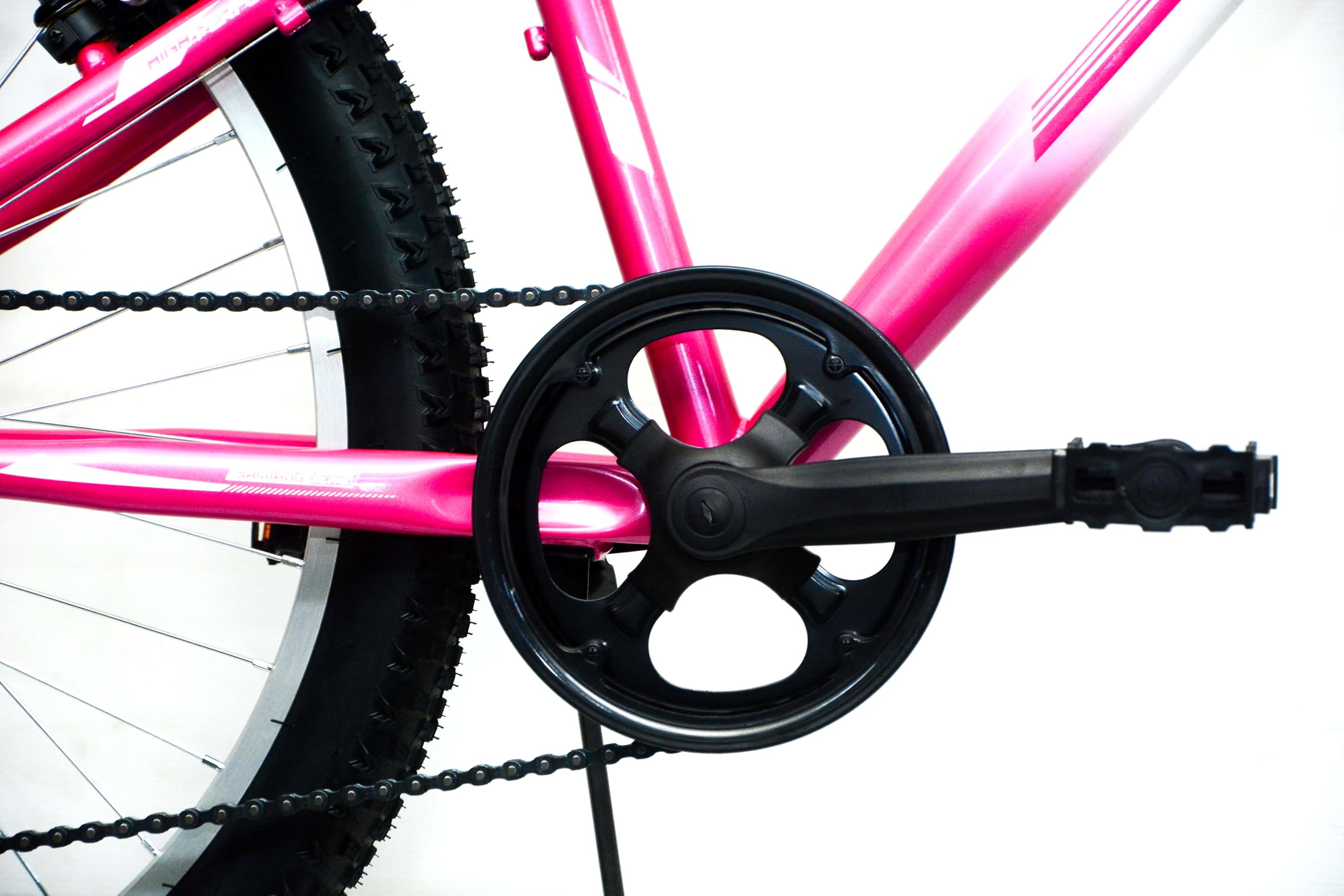 Bicicleta 24 Pulgadas niña 8-12 años | Bicicleta montaña + 7 Velocidades Shimano + Frenos V-Break + Suspensión Delantera | Resistente y Segura Ideal para niña
