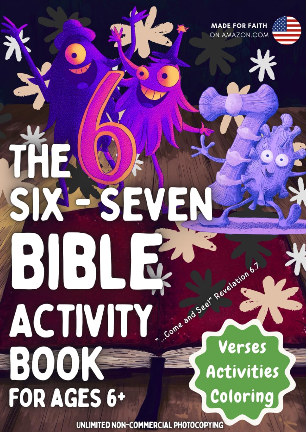 The Six-Seven Bible Activity Book (Images of Faith: Made for Faith)