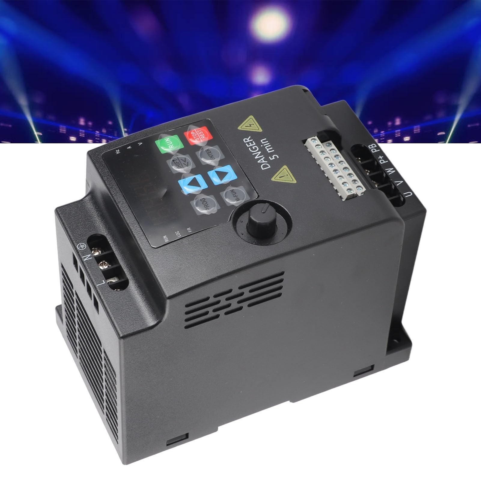 SKI780 Mini VFD 220 V / 380 V Inverter carico Convertitore di frequenza variabile Inverter monofase/trifase CA per motore trifase 0,75/1,5/2,2 kW (220VAC 0.75kW)