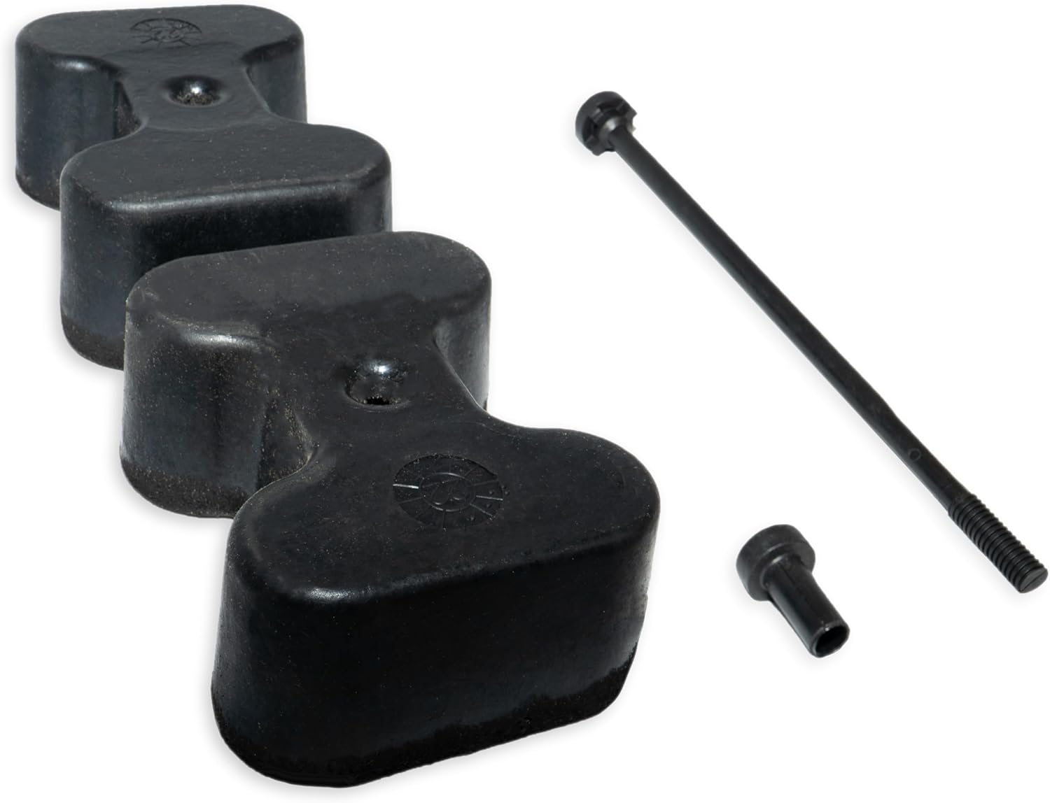 Coupler Set with Drive Tool – Durable Recycled Rubber Connectors & Rust-Proof Hardware for Flexible Dock Section Assembly