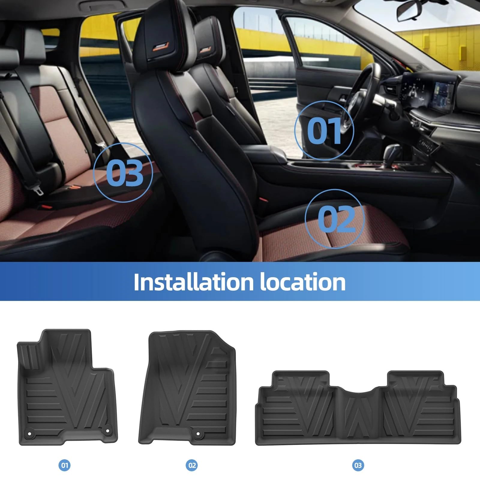maty samochodowe Do Kia bagażnika Cargo Liner, czarny lewy napęd | Do Kia Do Sportage NQ5 LWBHybrid (PHEV) 2023-2025 dywaniki samochodowe