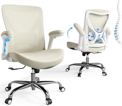 Silla ergonómica para oficina en casa, silla de escritorio en forma de X, de piel sintética, silla de juegos con reposabrazos abatibles ajustables,