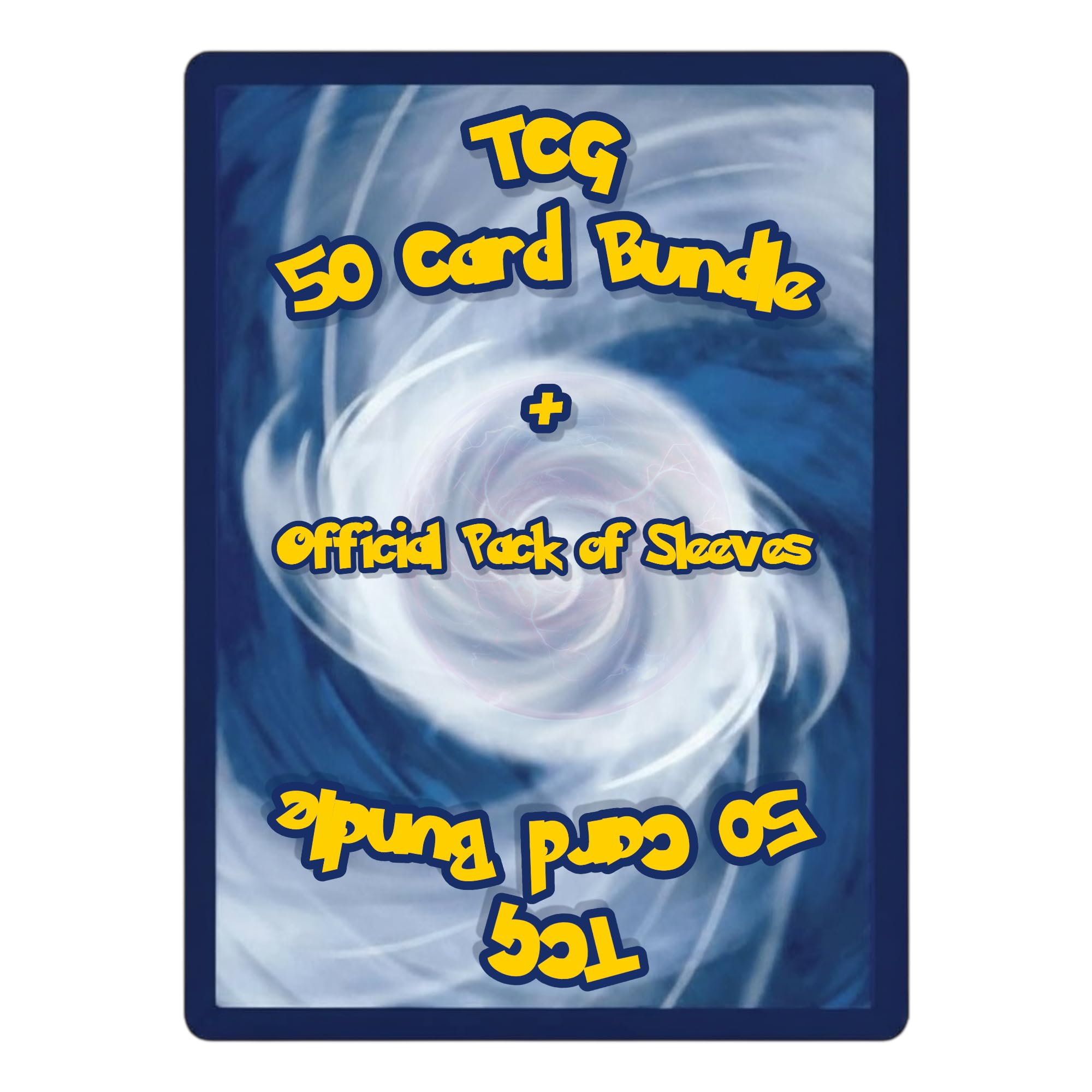 Premium 50 Assorted Trading Cards Bundle + Protective Card Sleeves (Pack of 65) - Includes Holo & Shiny Cards + Card Cloud Insert (SL) - Image 2