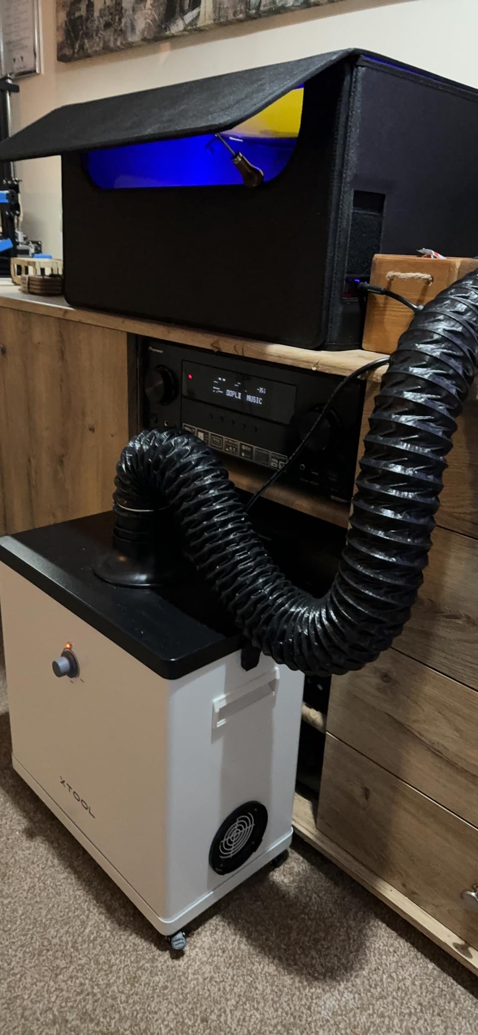 xTool Smoke Purifier for M1 Laser Engraver, Fume Extractor for xTool D1