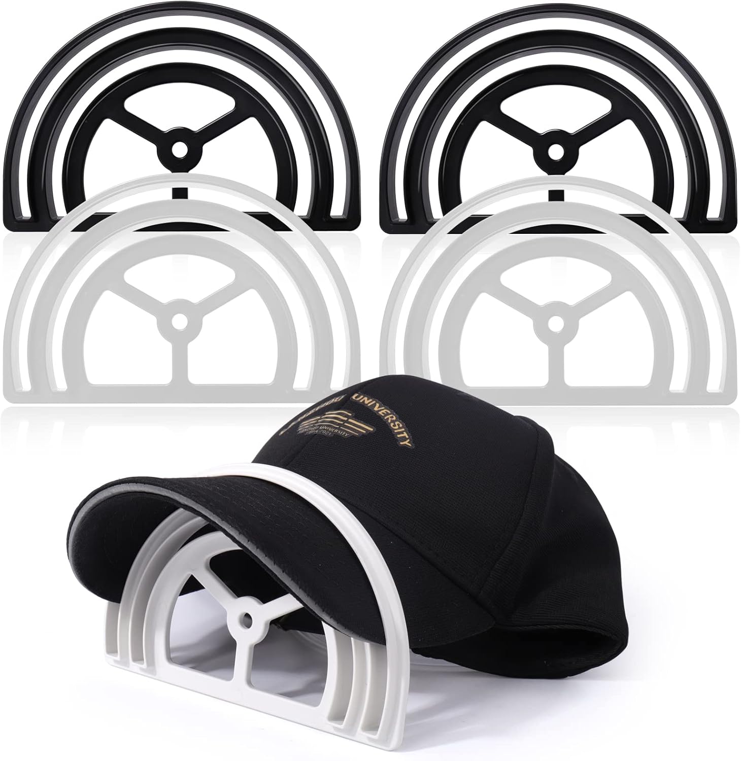 Palksky 4Pcs Hat Brim Bender Perfect Hat Curving Band