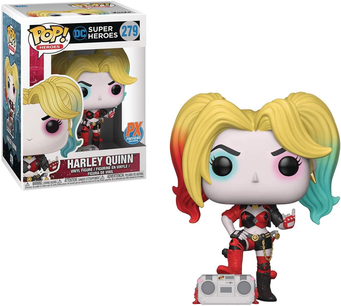 DC Comics Funko POP! Heroes Harley Quinn Exclusive Vinyl Figure #279 [Boombox]