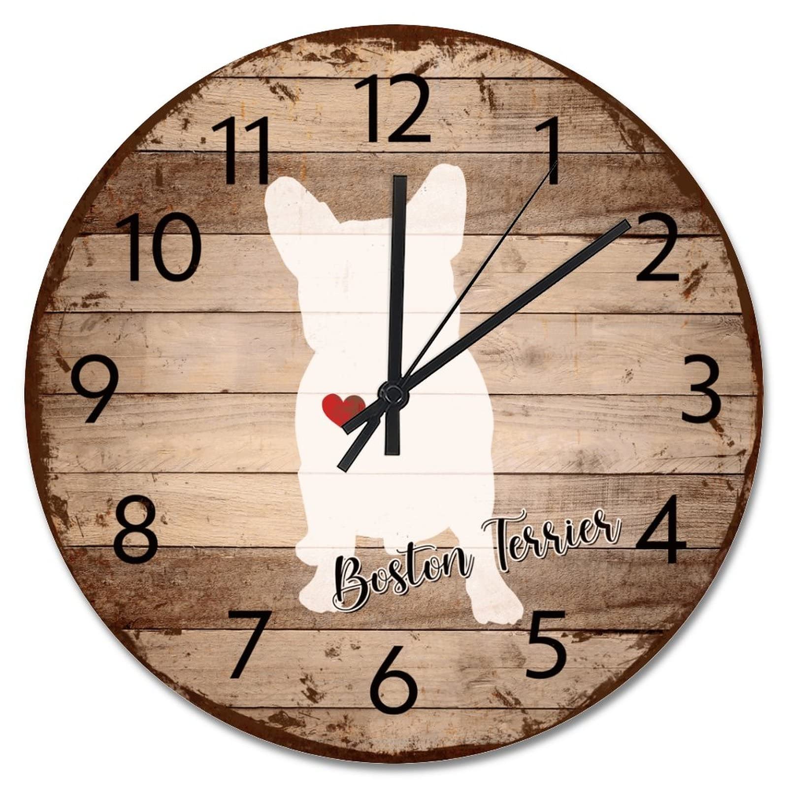 Horloge murale vintage silencieuse pour retrouver le calme de la chambre