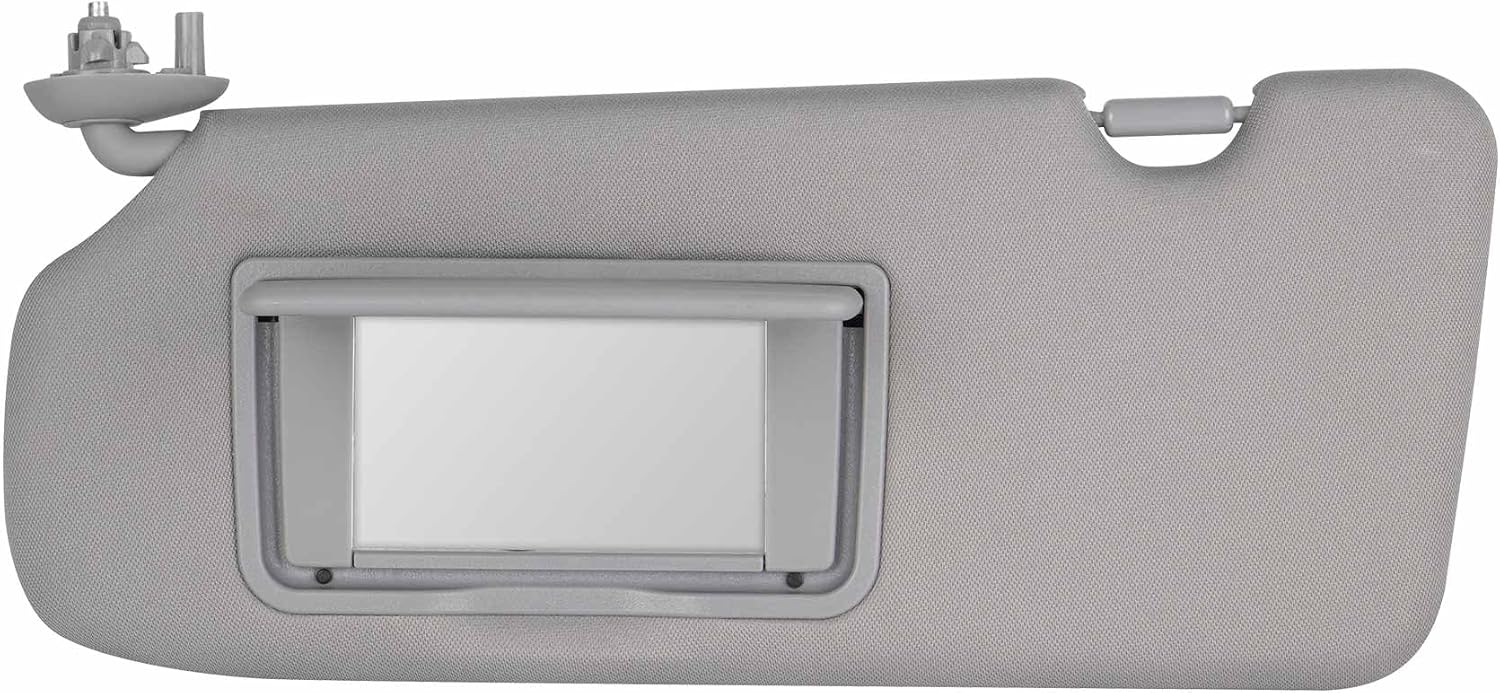Gray Driver Left Side Sun Visor Replacement Compatible with Honda CRV 2017 2018 2019 2020 2021 2022 Replace 83280TLAA12ZA