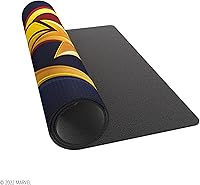 Vista 6 de Gamegenic Alfombra de juego – Playmat: Marvel Champions: Captain Marvel – Smooth & Tough – Compatible con Magic The Gathering Commander Deck, cartas