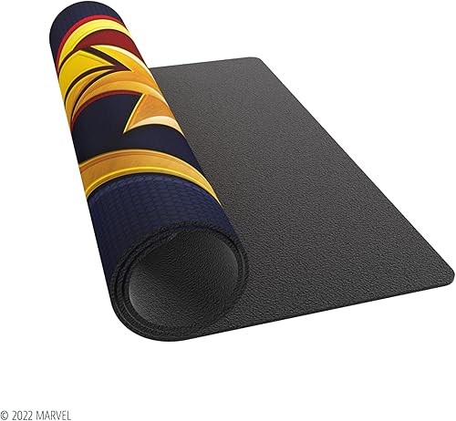 Miniatura 6 de Gamegenic Alfombra de juego – Playmat: Marvel Champions: Captain Marvel – Smooth & Tough – Compatible con Magic The Gathering Commander Deck, cartas