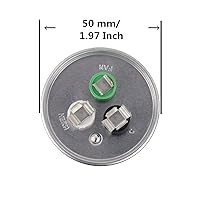 Vista 3 de BOJACK 35+5uF 35 5 MFD ±6% 370V/440V CBB65 Condensador de arranque circular de doble funcionamiento para funcionamiento de motor de CA o arranque