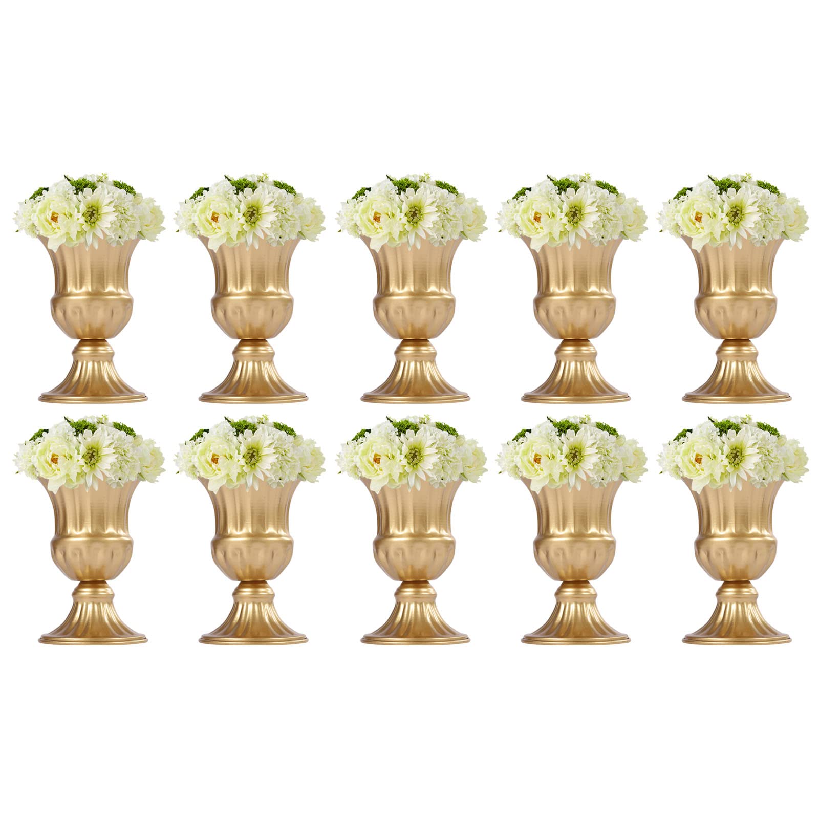 10 jarrones de metal vintage para flores, jarrón decorativo, diseño antiguo, vintage, retro, para granjas, casas, salones, comedores, dormitorios, abrigos