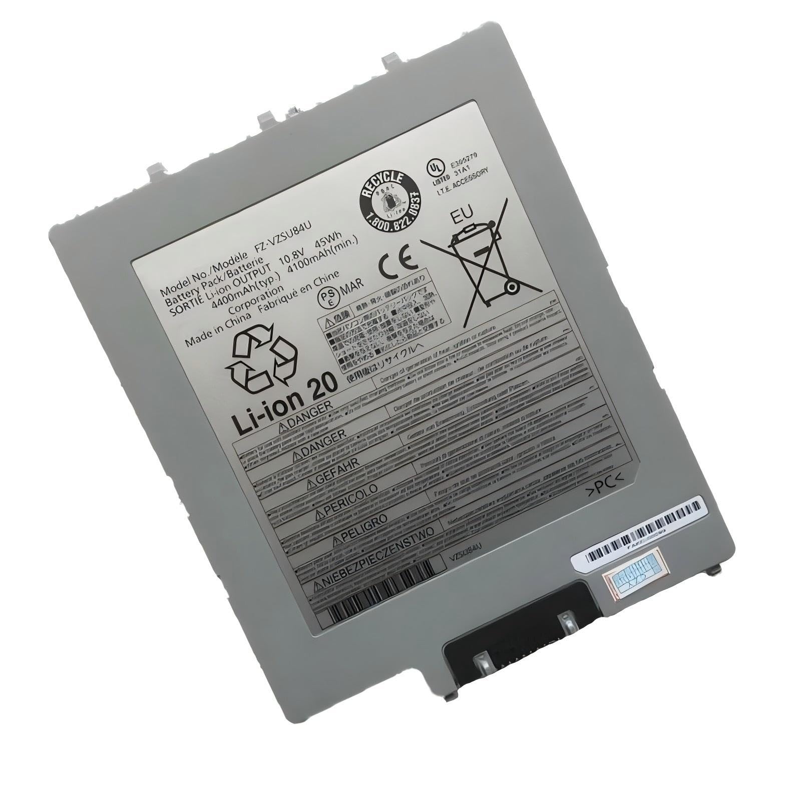 Compatibile per Panasonic Tablet, Batteria FZ-VZSU84U/FZ-VZSU84R | For batteria portatile FZ-G1, FZ-VZSU84A2U/FZ-VZSU88U (45Wh).