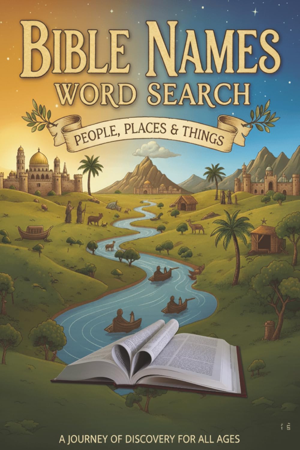 Bible Names Word Search: From Eden to Revelation: Explore the legacy of faith one name at a time