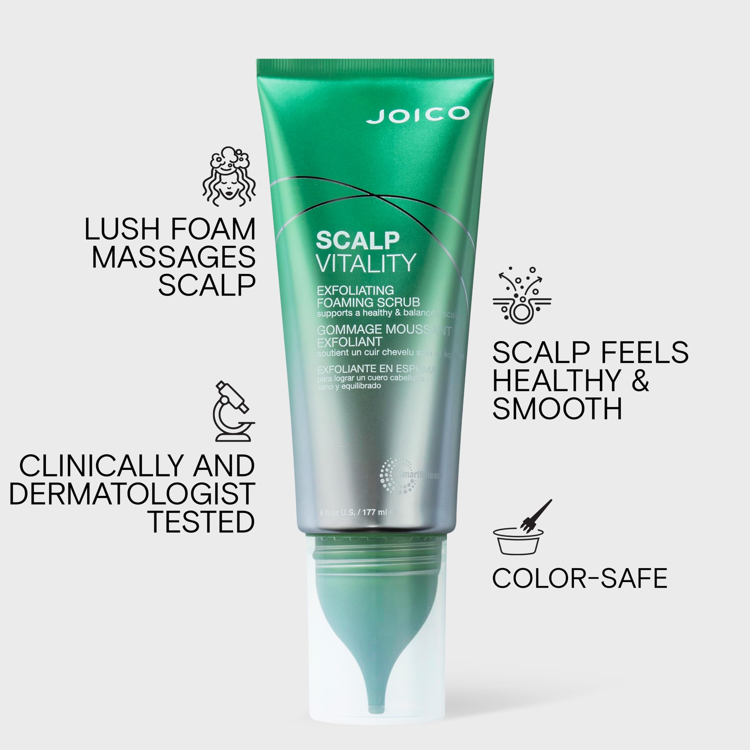 Joico Scalp Vitality Exfoliating Foaming Scrub 177ml