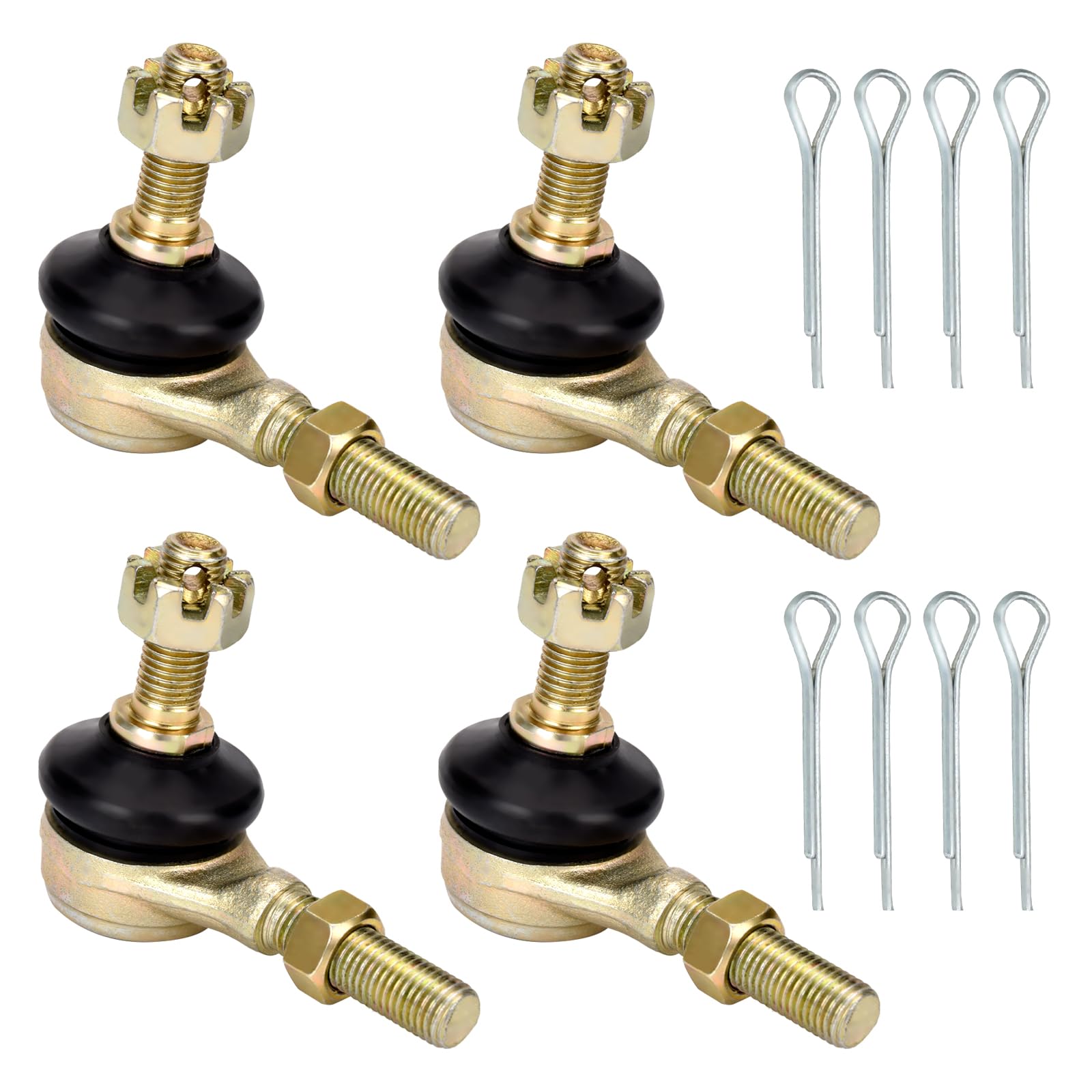 HIAORS Universal 10mm Tie Rod Ball Joint Set (Left/Right) for Chinese Kids ATVs & Go-Karts