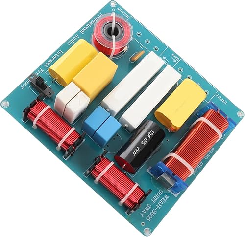 Miniatura 9 de Zerone Divisor de frecuencia de audio de altavoz de 300 W Filtros cruzados de 3 vías con graves agudos ajustables