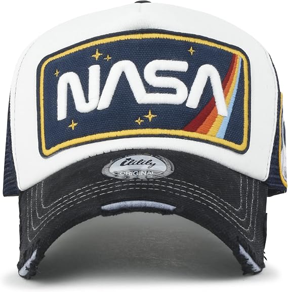 ililily NASA Worm Logo Embroidery 
