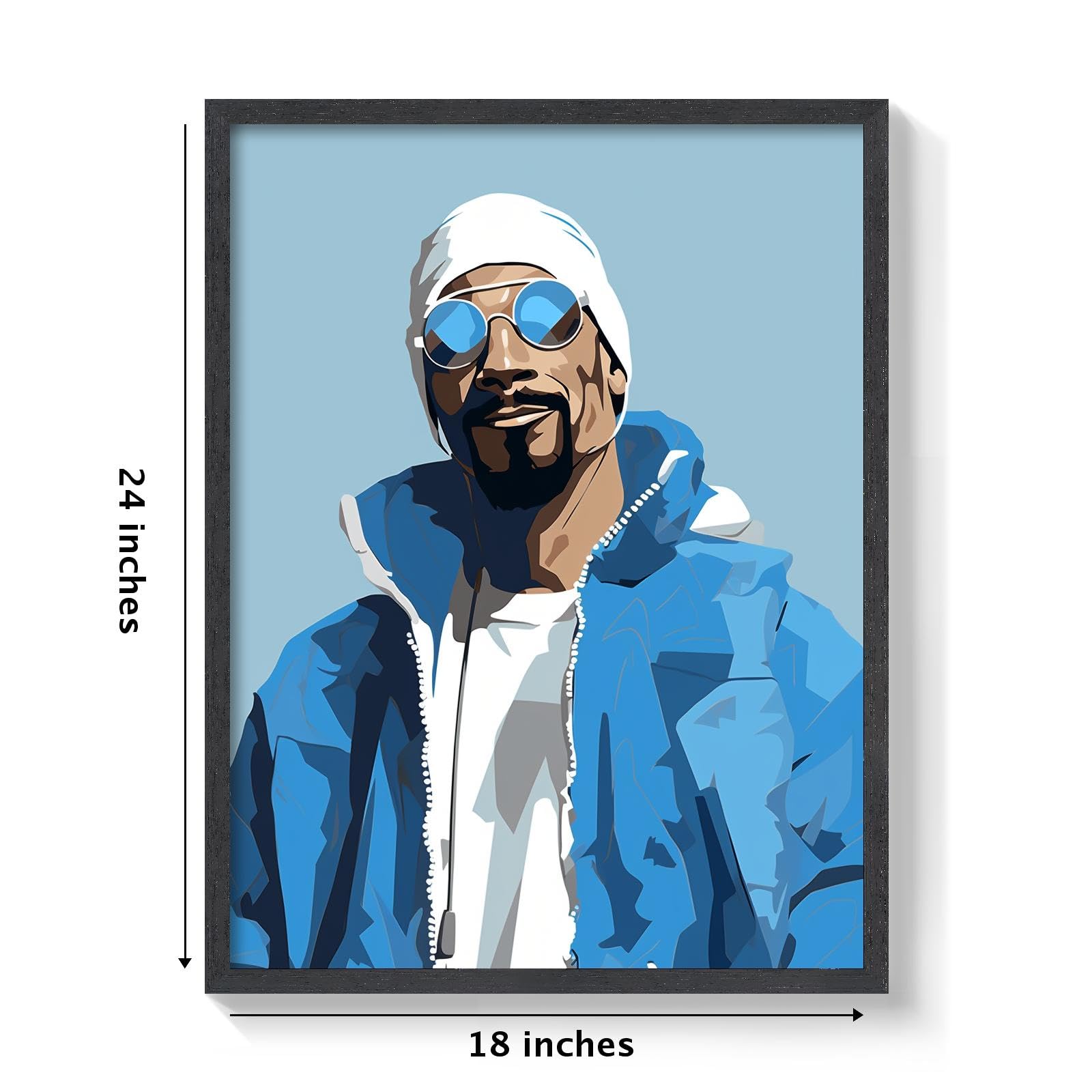 Amazon.com: Snoop Dogg Art Print Framed Printing Wall Art Decor
