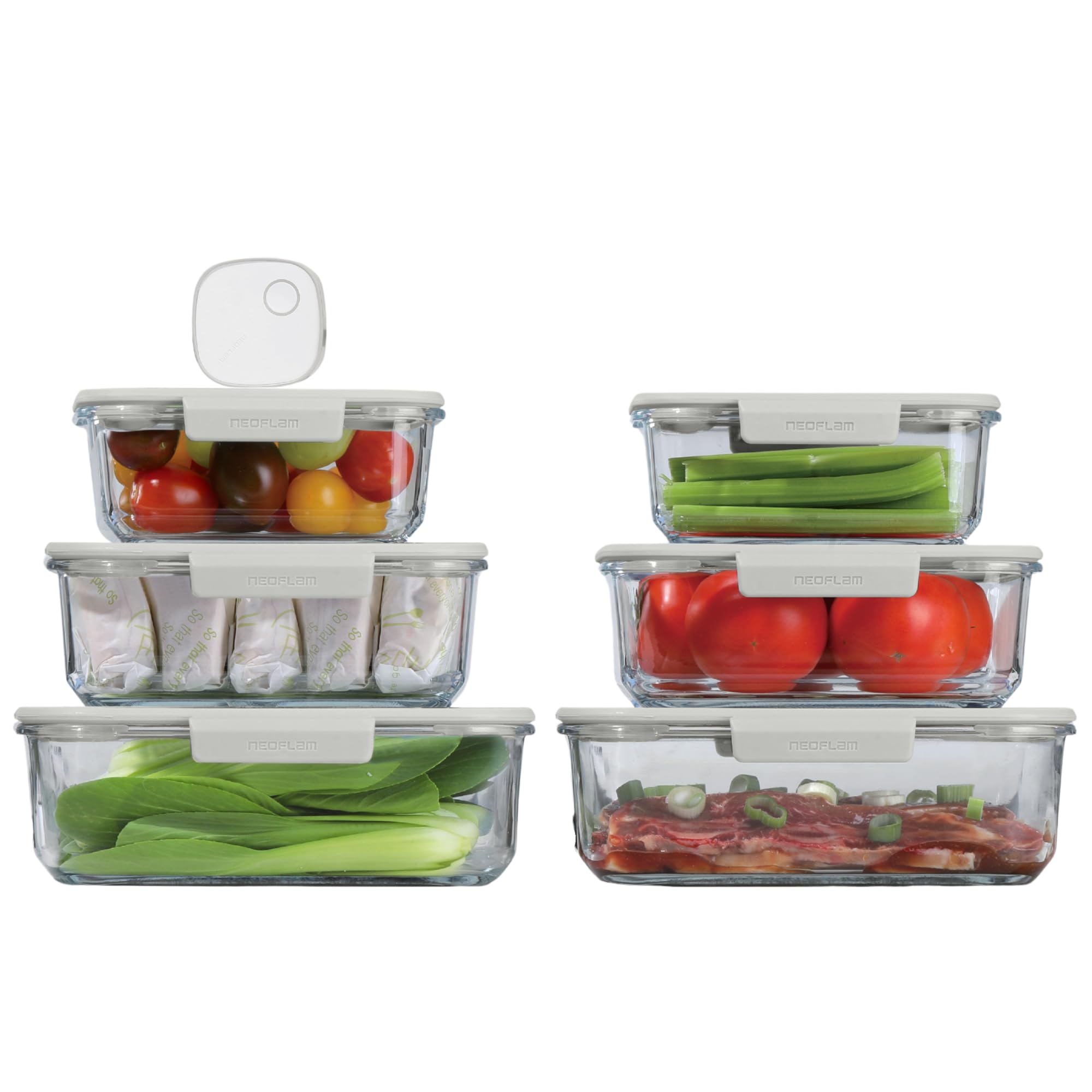 Amazon.com: Neoflam Vacu Seal 13-Piece Vacuum Food Storage Set
