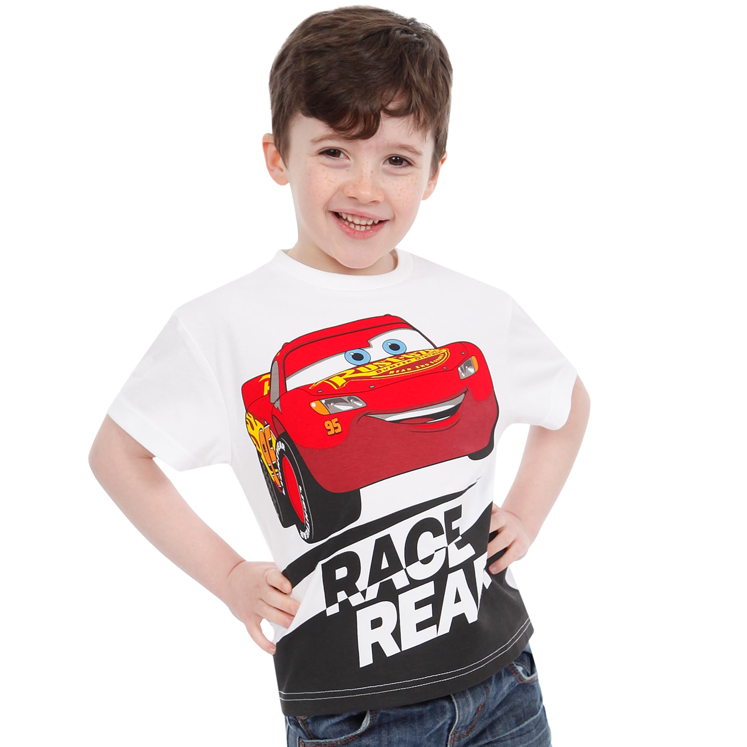 Koszulka Disney | Koszulka Cars Lightning McQueen | Koszulka Chłopięca Cars | Oficjalny Produkt Cars