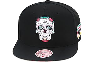 Mitchell & Ness San Antonio Spurs NBA Sugar Skull Snapback Cap