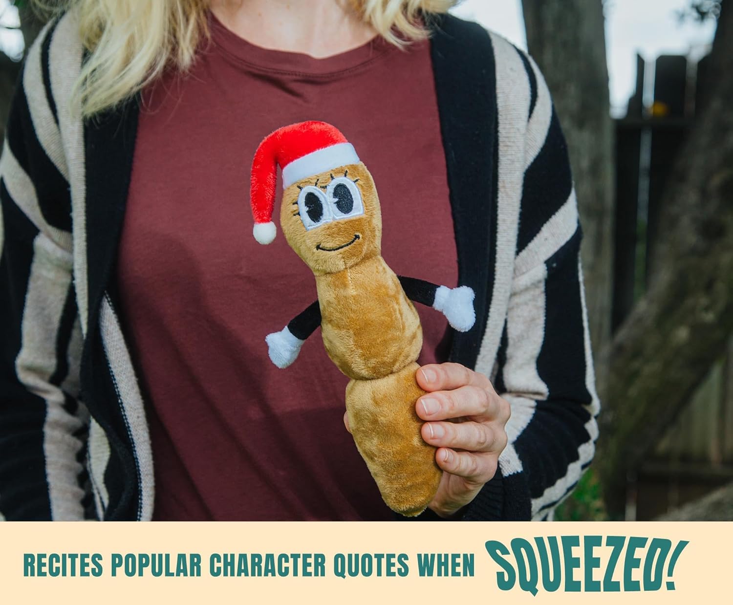Surreal Entertainment South Park 8-Inch Mr. Hankey Plush Toy with Sound | Huggable Soft Stuffed Animal for Cuddling, Brown