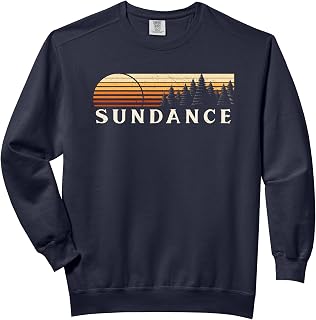 Sundance MT Evergreen Vintage Sunset Eighties Retro Comfort Colors Adult Sweatshirt