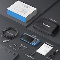 Vista 7 de Teslong - Boroscopio endoscopio de doble lente, cámara de inspección de serpiente HD de 4.5 pulgadas con luz, cámara de alcance automotriz con cable