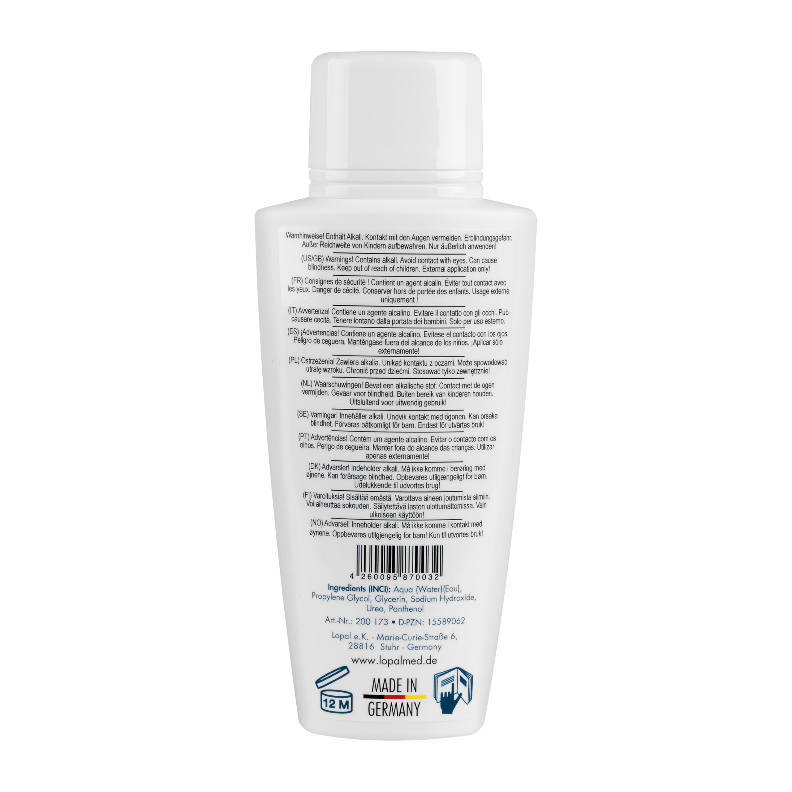Lopalmed® Hornhaut & Nagelhaut Testbox [Sanfte & schnelle Anwendung!] – Hornhautentfernung ohne Raspel – Fußpflege gegen Hornhaut & Schwielen (Dermatologisch getestet & vegan)