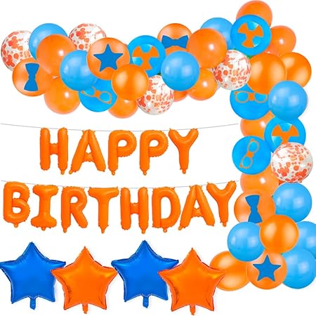 Blippi 風船 バルーンガーランド 青い オレンジ パーティー 誕生日 デコレーション 部屋 飾り付け 星 紙吹雪 バルーン 風船 バルーン おもちゃ Blippi 風船 バルーンガーランド 青い オレンジ パーティー 誕生日 デコレーション 部屋 飾り付け 星 紙吹雪 バルーン 風船 バルーン おもちゃ