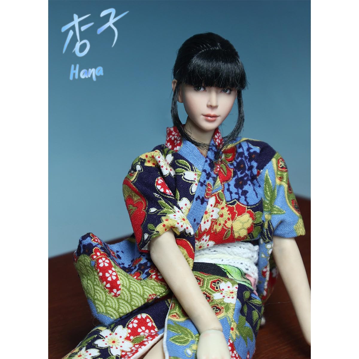 HiPlay 1/6 Asian Beauty Hana mit beweglichen Augen Kopfskulptur (Ver.A) Zubehör für 12-Zoll-Actionfigur