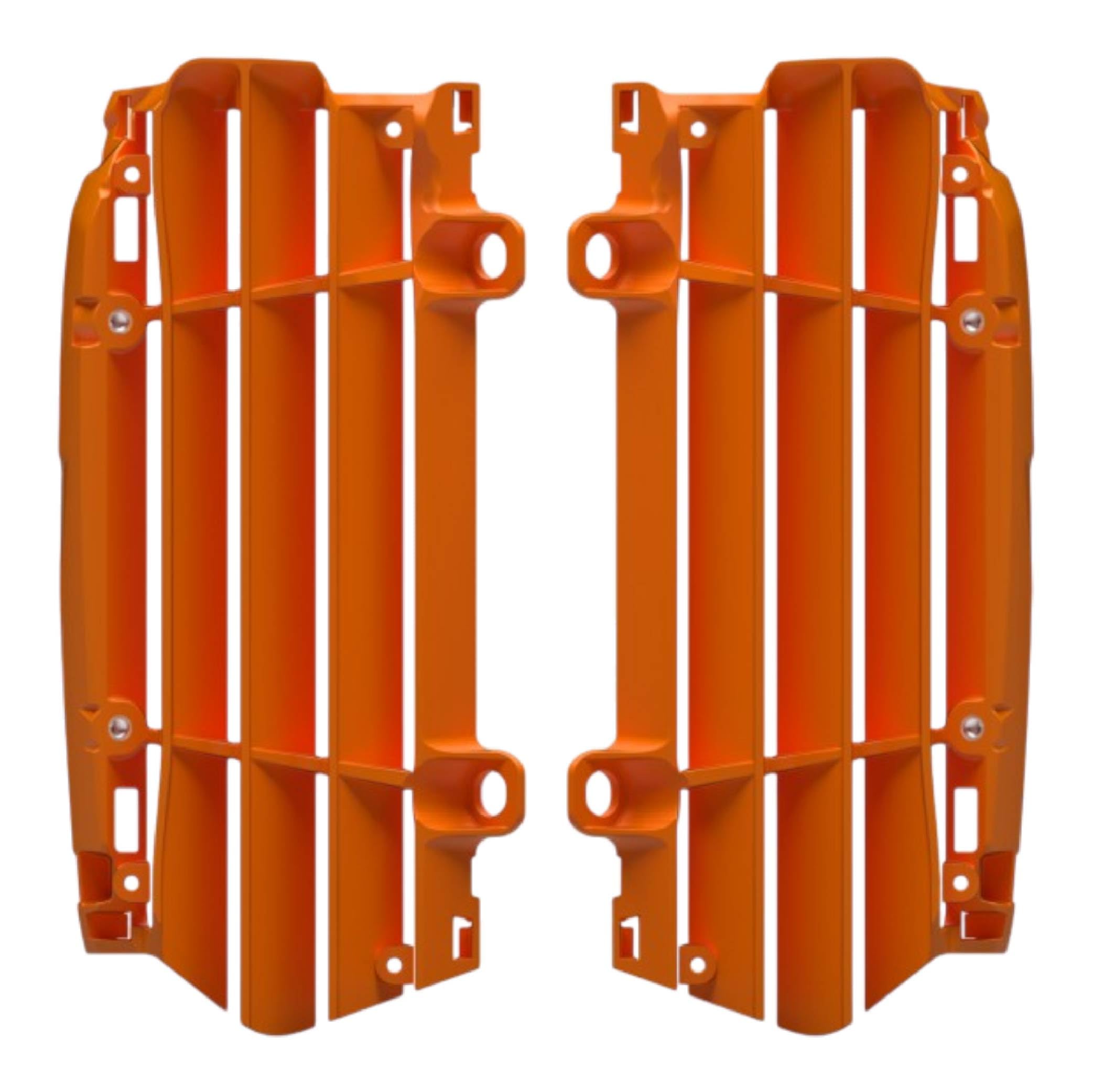 POLISPORT 8500300002 Protezione radiatore moto arancione