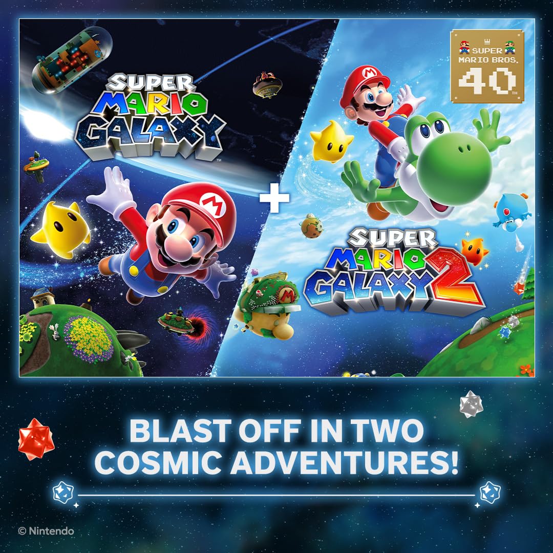 Amazon.com: Super Mario Galaxy + Super Mario Galaxy 2 : Video Games