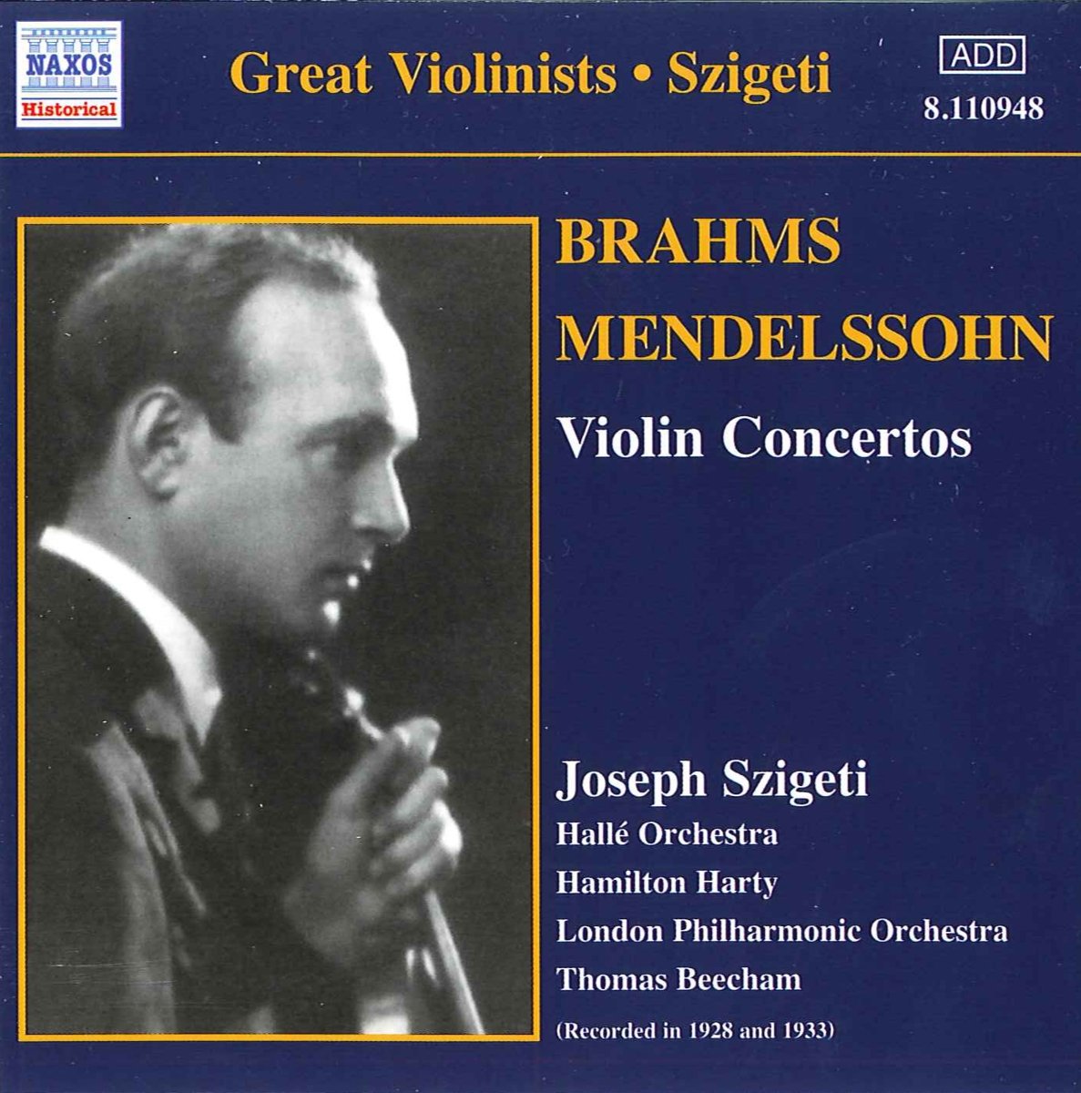 Brahms; Mendelssohn-Violin Concertos