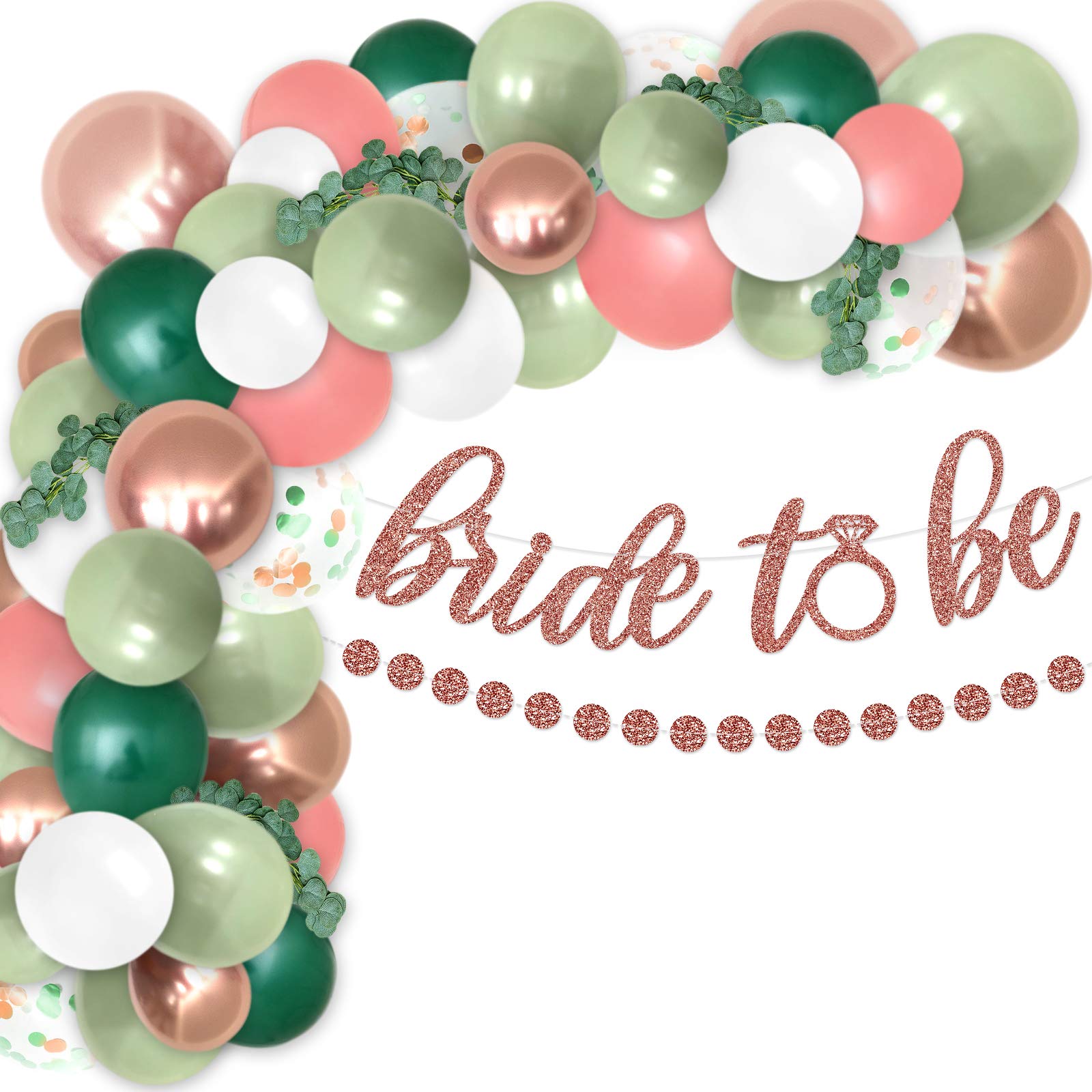 Buy Bridal Shower Sage Green Balloons Garland Decoration Bride To Be