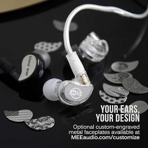 Miniatura 12 de MEE audio M6 PRO - Auriculares monitores intrauditivos para músicos, modelo de 2 generación con sonido mejorado, ganchos de alambre de memoria y